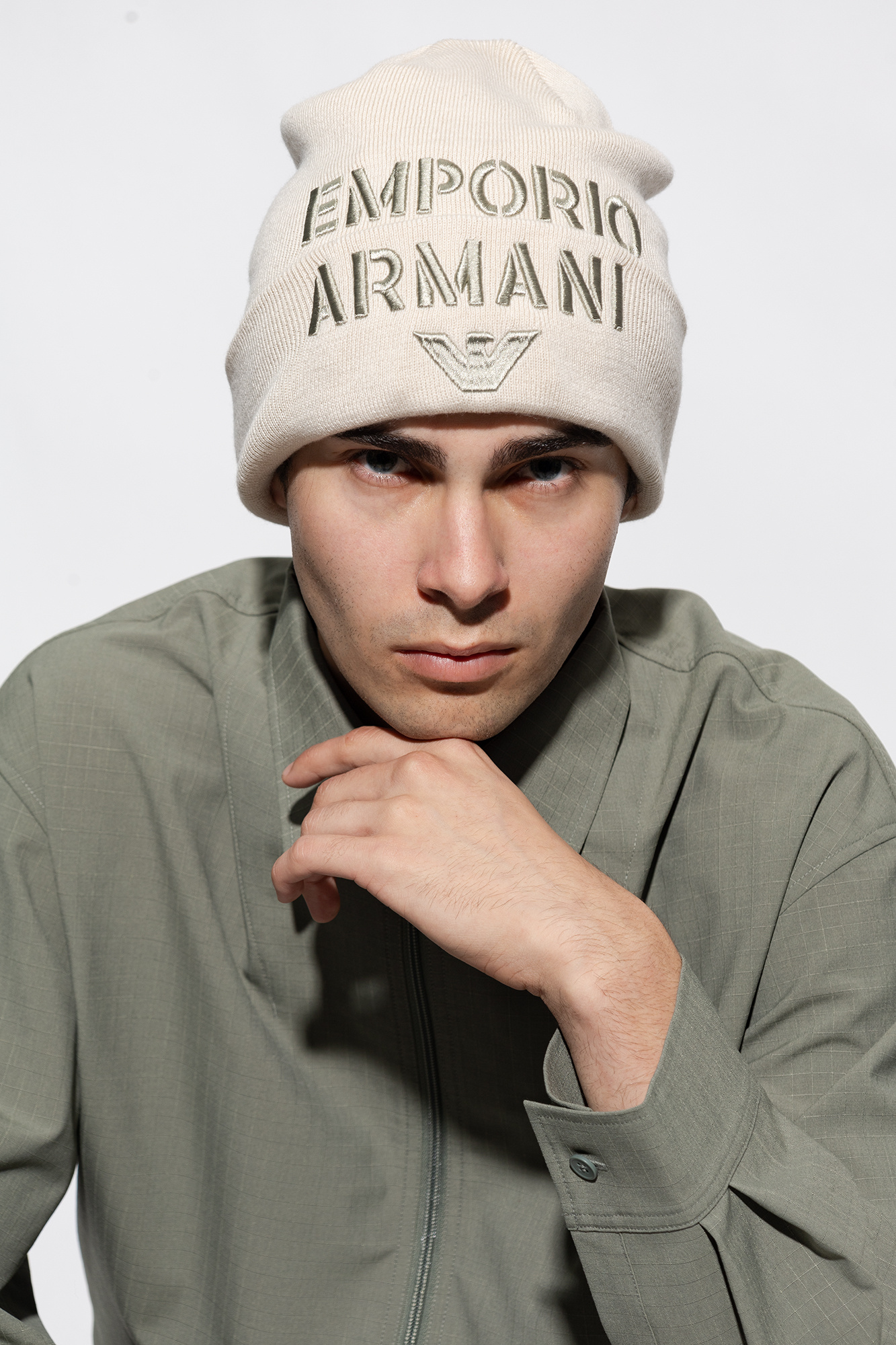 Armani beanie online hat